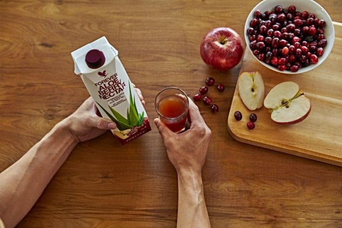 FOREVER BERRY NECTAR. BAUTURILE FOREVER CU SUC DE MERISOR